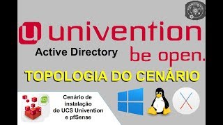 🗄 Topologia do Cenário de Instalação do UCS Univention Server SAMBA4 [upl. by Lewes]