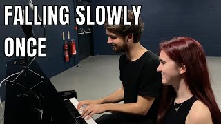 FALLING SLOWLY  ONCE COVER  Polly Maltby and Gustav Melbardis [upl. by Uke533]