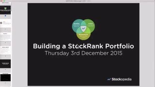 Building a StockRanks Portfolio  quotThe NAPS Portfolioquot [upl. by Sinnek775]