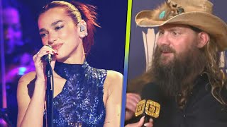 Chris Stapleton REACTS to Dua Lipa Duet in ACM Awards Performance Exclusive [upl. by Lenee903]