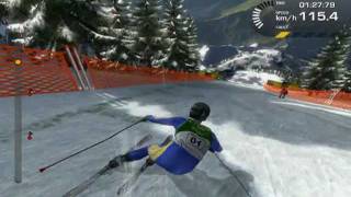 Alpine Ski Racing 2007 Gameplay [upl. by Bandur]