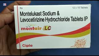 MontairLC Tablet  Montelukast Sodium amp Levocetirizine Hydrochloride Tablets IP  MontairLC Tablet [upl. by Merissa]