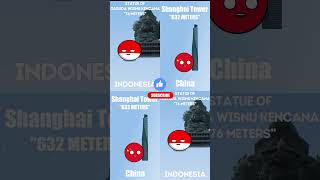 Largest Statues Of The Countries Compilation 💀 countryball [upl. by Stevie]