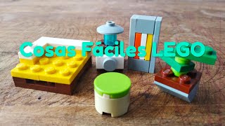 5 Cosas de LEGO fáciles de hacer 2 [upl. by Eikcaj]