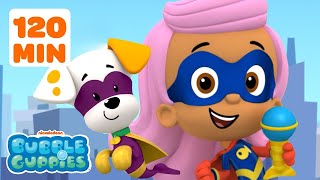 2 Hours of Bubble Guppies Being Superheroes 💥  Nick Jr  BubbleGuppies [upl. by Yroffej431]