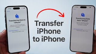 NEW How to Transfer ALL DATA from old iPhone to new iPhone  No Backup [upl. by Katherin]