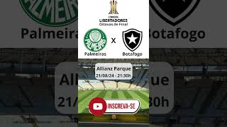 Palmeiras x Botafogo  Libertadores 2024  Oitavas de Final [upl. by Ainoz]