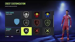 FIFA 22  ALL LOGOBADGE DESIGNS IN CREATE A CLUB CAREER MODE [upl. by Gurolinick]