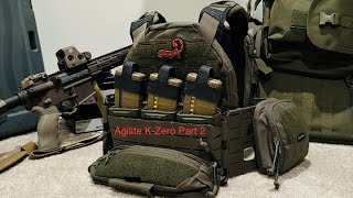 Part 2 Agilite KZero Plate carrier unboxingsetup continuedAgilitetactical platecarrier [upl. by Slen]