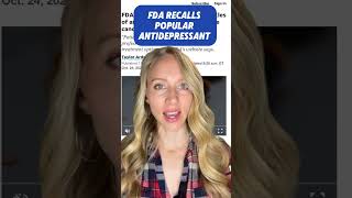 FDA recalls antidepressant sold under the brand name Cymbalta 102424 newsupdate [upl. by Noremak]