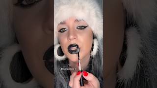 🤍Black lips tutorial🖤makeup❄️ [upl. by Chavez]