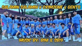 Salamin Salamin x Gento  Bini x SB19 music in Upeepz Concert performed by Electro Groovers [upl. by Harac]