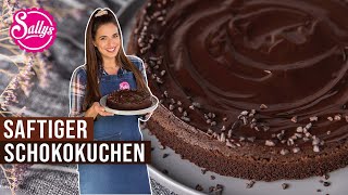 Saftigster Schokoladen Kuchen der Welt  Ganache  Sallys Welt [upl. by Ailima]