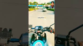 Long drive pe🤣 bikelover h2r motovlog funnyshorts funny comedy y [upl. by Sprage]