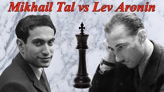 Partite Commentate di Scacchi 489  Tal vs Aronin  Una Spina nel Fianchetto  1957 D32 [upl. by Naelcm]