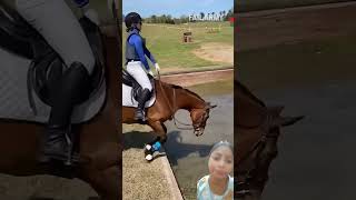 horse equestrian horseriding jumping pony failarmy trending funny happykarwachauth [upl. by Sessylu]