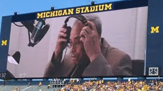 The Late James Earl Jones Honored for Michigan Football Intro Video [upl. by Babcock]