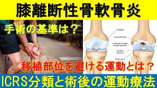 離断性骨軟骨炎のICRS分類と術後のリハビリをご紹介！ [upl. by Honniball]