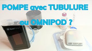 Pompe à insuline  Avec tubulure ypsomed ou sans omnipod  Notre retour dexpérience [upl. by Sewel306]