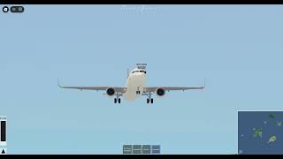 a320 robloxia air landing lax  gr  at pilot training flight simulator roblox [upl. by Thorvald436]