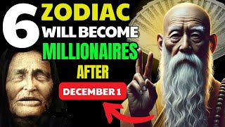 6 Zodiac Signs WILL BECOME MILLIONAIRES after December 1st 2024 Buddhist teachings [upl. by Aynav]