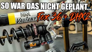 So habe ich mir das nicht vorgestellt FOX 36 amp DHX2 einbauen  Steuersatz einpressen [upl. by Nitsirc80]