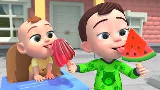 Watermelon Ice Cream Song  Lalafun Baby Songs amp Nursery Rhymes [upl. by Aynekat]