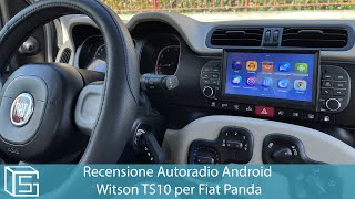 Recensione Autoradio Android WITSON TS10 per Fiat Panda [upl. by Kotto747]