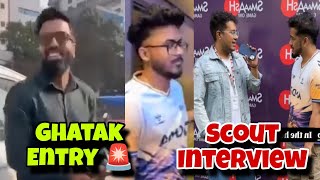 Ghatak Entry In Scout Meetup 🔥 Scout Interview 😱 TX boys Entry ⛔ [upl. by Eener]