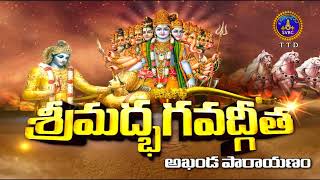 Latest Promo  Srimad Bhagavadgeetha  Akhanda Parayanam  13012022  SVBC TTD [upl. by Sidonia]