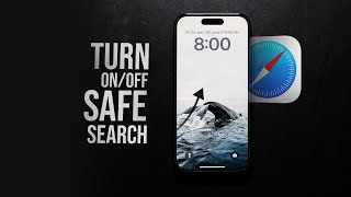 How to Turn Safe Search Mode On and OFF on iPhone Safari Web Browser tutorial [upl. by Loss188]