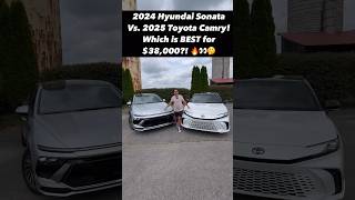 Sedan Comparison  Should you Buy 2025 Camry XSE or 2024 Sonata Limited with 38000 [upl. by Whetstone]