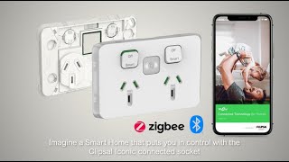 Clipsal Iconic Wiser Connected Socket [upl. by Ahsenot]