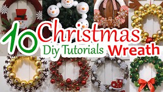 10 Beautiful DIY Christmas Wreath Ideas to Welcome the Holidays 2024 [upl. by Ylliw]