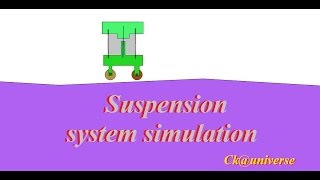 Suspension system design and animation using quotPhysionquot [upl. by Aihsenor]