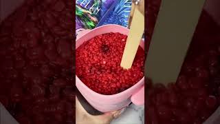 Satisfying leg wax 😍😍😍 yeelen yeelenwax wax hairremoval satisfying hardwax waxbeads [upl. by Newcomer]