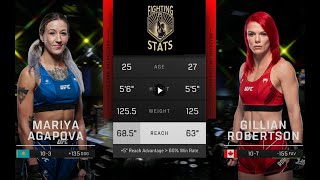 Gillian Robertson vs Mariya Agapova Full UFC Fight Night Breakdown [upl. by Bell354]