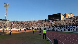 Povratak Grobara na JNA u velikom stilu Partizan  Čukarički 31 26102024 [upl. by Odnalra421]