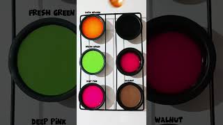 Guess the mixed colors330 easy to hard colormixing paintmixing guessthecolor [upl. by Judd]