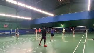 QuinNikki 🏸 JRLeyy l DASC Monday 10212024 badminton justforfun badmintonlovers [upl. by Rehotsirk45]