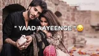 Khoobsurat Yeh Zamane Yaad Aayenge Sad 😭 Whatsapp Status 2k18 Version [upl. by Tongue620]