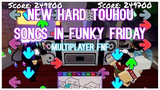 NEW HARD Touhou Songs in Funky Friday Multiplayer Friday Night Funkin [upl. by Pritchard]