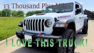 2023 Jeep Gladiator Mojave 13000 Mile Review [upl. by Nihi436]