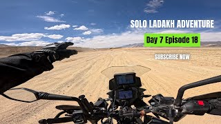 Most Scary Ladakh Ride Umling La to Nyoma  Solo Ladakh Adventure 2024  D7E18 [upl. by Nabroc]