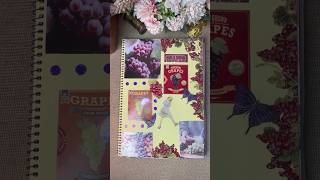 ASMR Scrapbook Journaling  Grapes Theme 🍇🍇 asmr scrapbooking journaling myvintagecraft [upl. by Anegroeg]