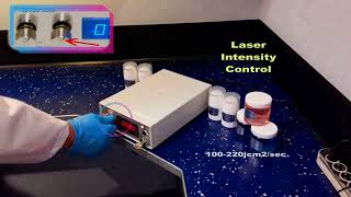 Professional Laser Setup amp Demo Reduces unwanted hair veins tattoos wrinkles scars amp more [upl. by Kries]