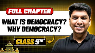 What Is Democracy Why Democracy ONE SHOT  Full Chapter  Class 9 Civics  Chapter 1 [upl. by Barbee474]