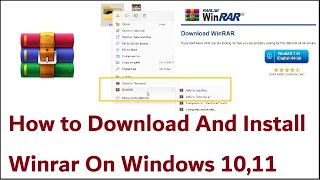 How to Download And Install Winrar On Windows 1011 [upl. by Hanny253]