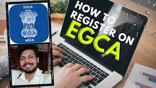 How to Register on eGCA  Fly With Sky [upl. by Orecic]