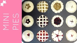 How To Make Easy Miniature Pies in a Cupcake Pan  Lindsay Ann Bakes [upl. by Lynnell]